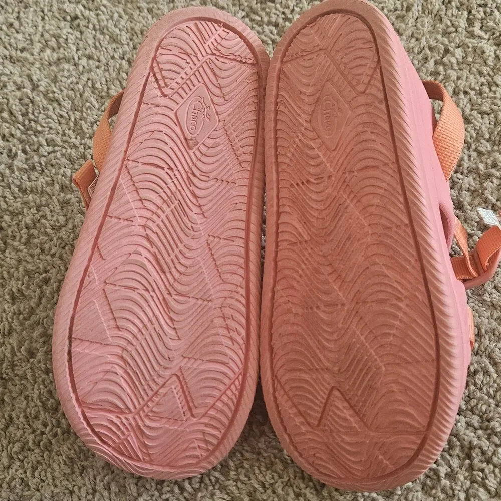 Chaco Chillos Sport Sandals Pink Girls Kids Youth Size 4 M Summer